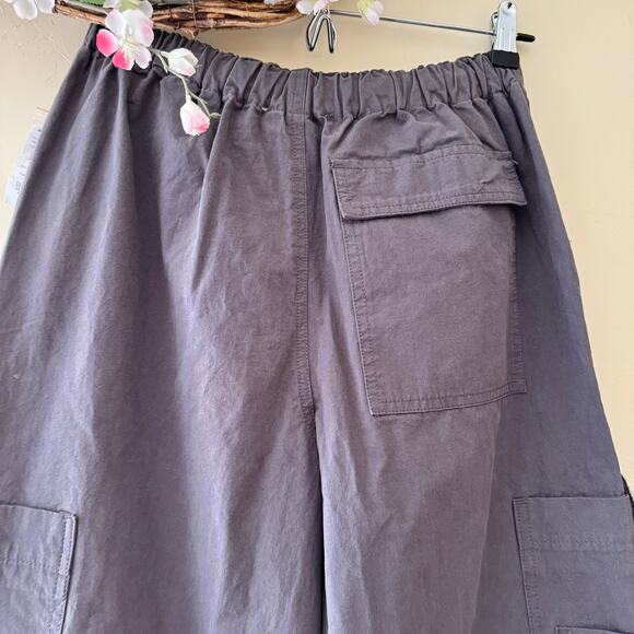 RSQ Womens Low Rise Parachute Cargo Pants Gray Size M - Picture 8 of 12